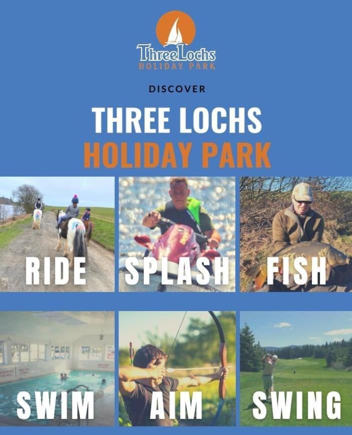 Three Lochs Holiday Caravan For Families And Couples Balminnoch Exterior foto